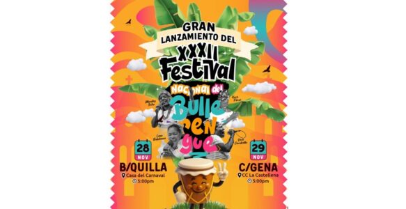 Barranquilla celebrará una jornada para honrar la esencia del bullerengue este 28 de noviembre