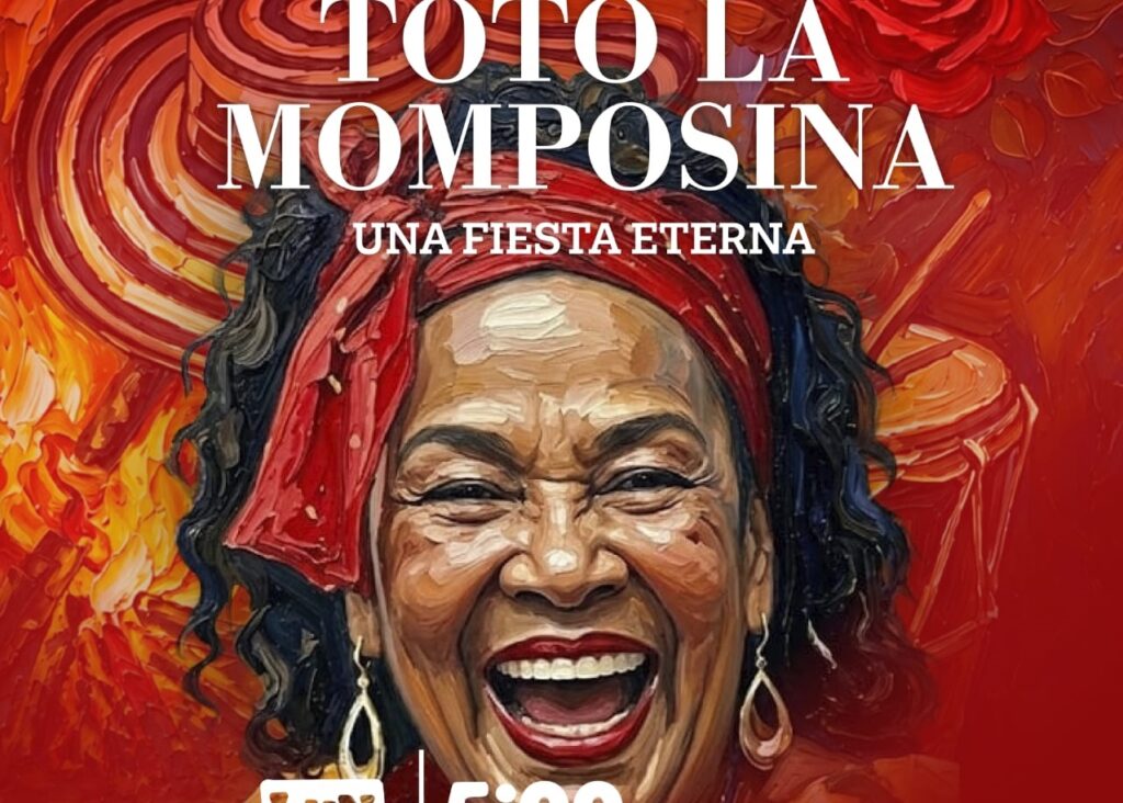 Afiche homenaje Totó, la Momposina.